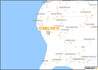 map of Izobil\