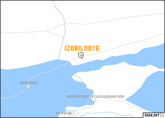 map of Izobil\