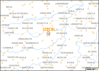 map of Izocal