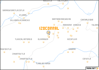 map of Izocorral