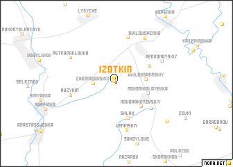 map of Izotkin