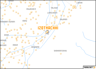 map of Izot Māchhi