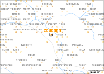 map of Izougarn