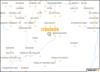 map of Izougerd