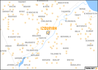 map of Izouriah