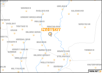 map of Izrayskiy