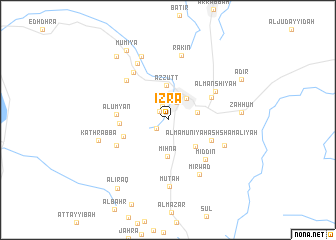 map of ‘Izrā