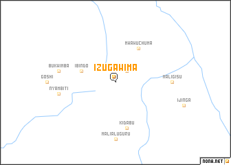 map of Izugawima