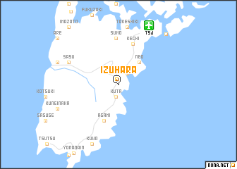 map of Izuhara