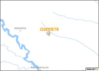 map of Izurrieta