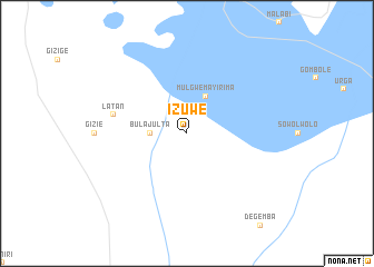 map of Izuwe