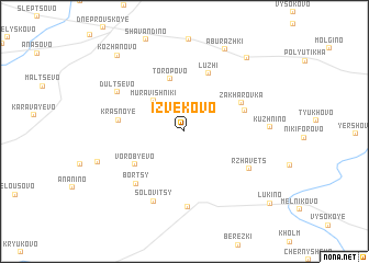 map of Izvekovo