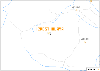 map of Izvestkovaya