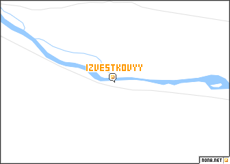 map of Izvestkovyy