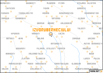 map of Izvoru Berheciului