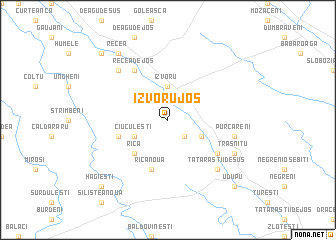 map of Izvoru Jos