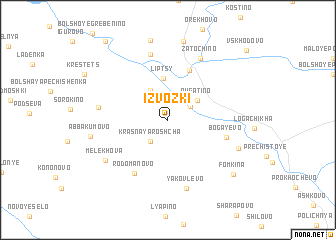 map of Izvozki