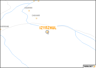 map of Izynzhul\