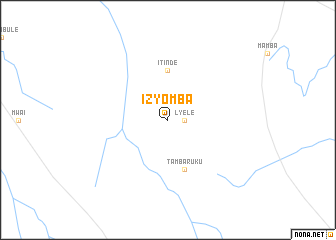 map of Izyomba