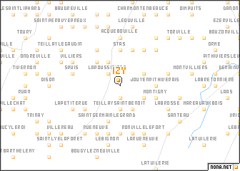 map of Izy