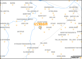 map of ‘Izz ad Dīn