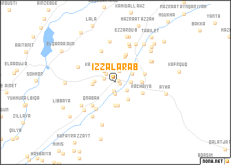 map of ‘Izz al ‘Arab