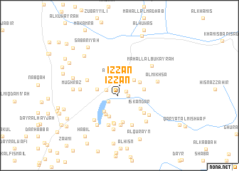 map of ‘Izzān