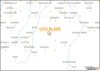 map of Izzilalene