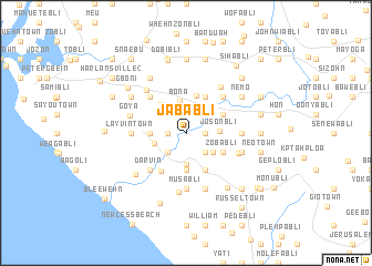 map of Jababli