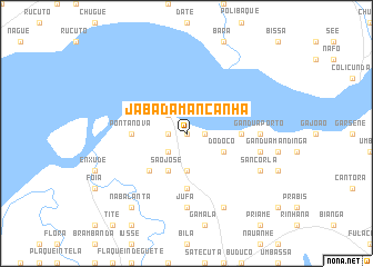 map of Jabadá Mancanha