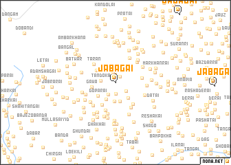 map of Jabagai