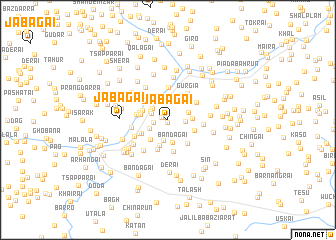 map of Jabagai