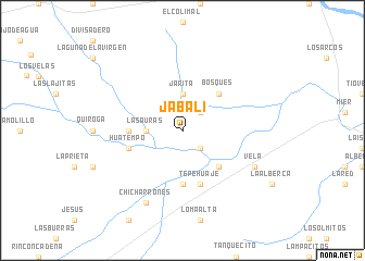map of Jabalí
