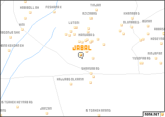 map of Jabal