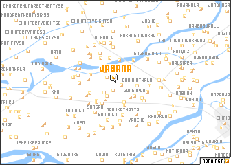 map of Jabāna