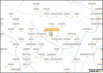 map of Jabansi