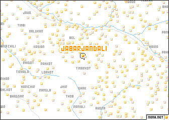 map of Jabar Jandali