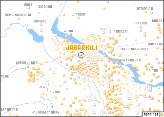 map of Jabār Kili