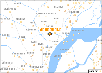 map of Jabārwāla