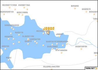map of Ja‘bār