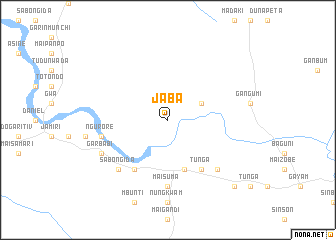 map of Jaba