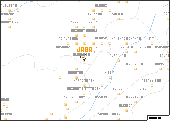 map of Jab‘ā