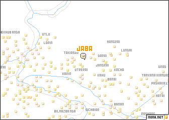 map of Jaba
