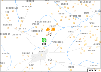 map of Jaba