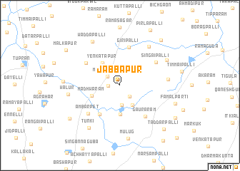 map of Jabbāpur