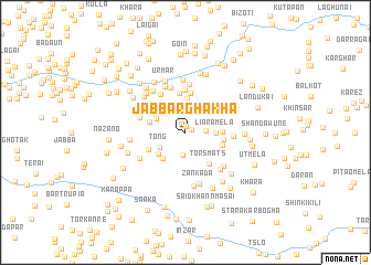 map of Jabbār Ghākha