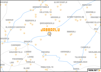 map of Jabbārlū