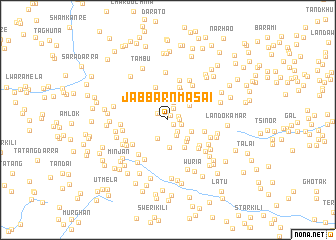 map of Jabbar Nmasai