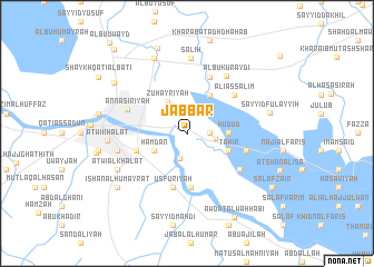 map of Jabbār