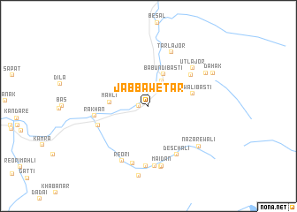 map of Jabba Wetār